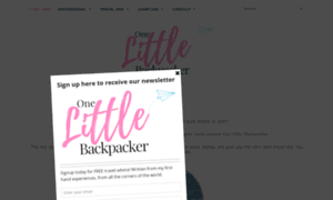 Onelittlebackpacker.com thumbnail