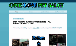 Onelovepetsalon.com thumbnail