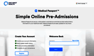 Onemedicalpassport.com thumbnail