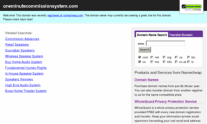 Oneminutecommissionsystem.com thumbnail