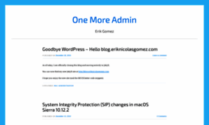 Onemoreadmin.wordpress.com thumbnail