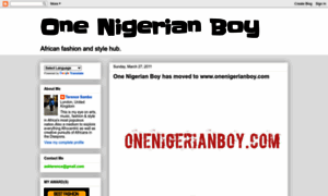 Onenigerianboy.blogspot.com thumbnail