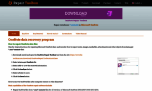 Onenote.repairtoolbox.com thumbnail