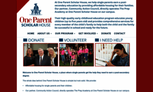 Oneparentscholarhouse.org thumbnail