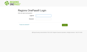 Onepass.regions.com thumbnail