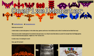 Onepixelmonster.itch.io thumbnail