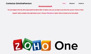 Onepremiumsupport.zohosites.com thumbnail