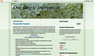 Onesingleimpression.blogspot.com thumbnail