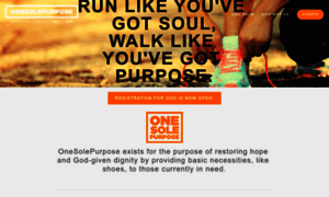 Onesolepurpose.com thumbnail