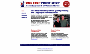 Onestopprintshop.com thumbnail