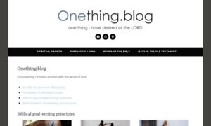 Onething.blog thumbnail