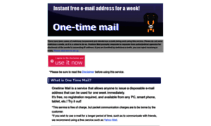 Onetime-mail.com thumbnail