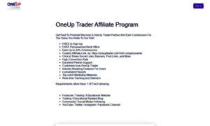 Oneuptrader.tapfiliate.com thumbnail