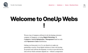 Oneupwebs.com thumbnail