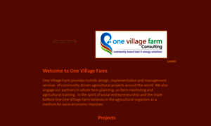 Onevillagefarm.org thumbnail