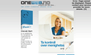 Oneweb.no thumbnail