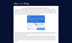 Onewebproxy.com thumbnail