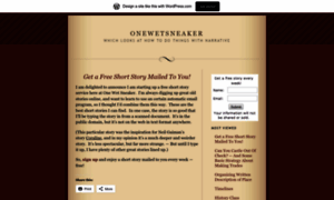 Onewetsneaker.wordpress.com thumbnail