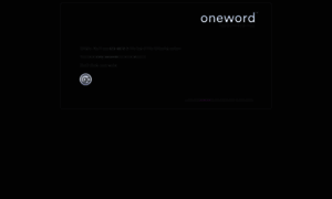 Oneword.com thumbnail