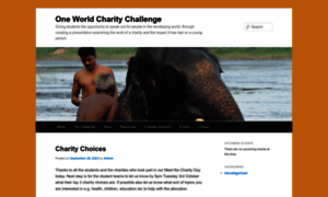 Oneworldcharitychallenge.com thumbnail