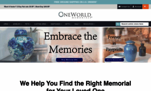 Oneworldmemorials.com thumbnail