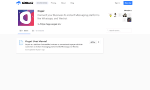 Ongair.gitbooks.io thumbnail