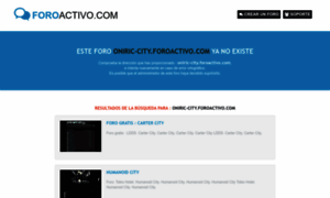 Oniric-city.foroactivo.com thumbnail