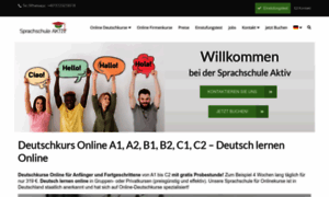Online-deutschkurse.sprachschule-aktiv.de thumbnail