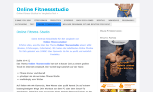 Online-fitness-studio.com thumbnail