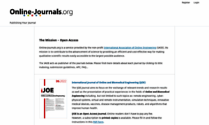 Online-journals.org thumbnail