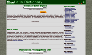 Online-latin-dictionary.com thumbnail
