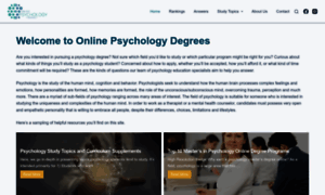 Online-psychology-degrees.org thumbnail