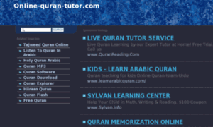 Online-quran-tutor.com thumbnail