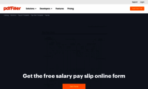 Online-salary-slip-generator.pdffiller.com thumbnail