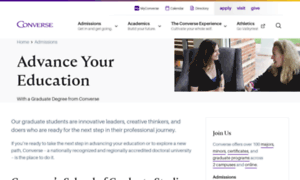 Online.converse.edu thumbnail