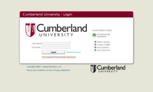 Online.cumberland.edu thumbnail