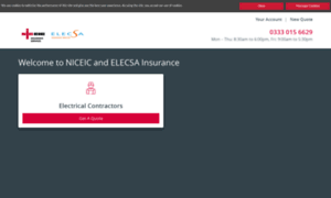 Online.niceic-and-elecsa-insurance.com thumbnail