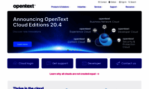Online.opentext.com thumbnail