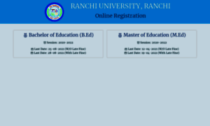 Online.ranchiuniversity.ac.in thumbnail
