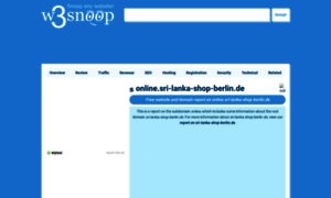 Online.sri-lanka-shop-berlin.de.w3snoop.com thumbnail