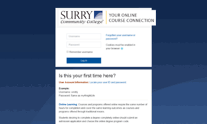 Online.surry.edu thumbnail