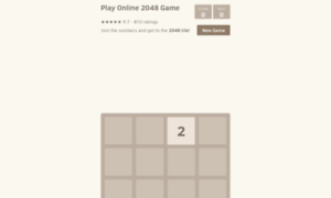 Online2048game.com thumbnail