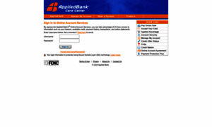 Onlineaccountservices.appliedbank.com thumbnail