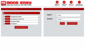 Onlineadmissions.madeeasy.in thumbnail