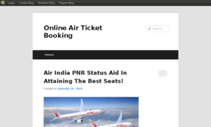 Onlineairticketbooking.blog.com thumbnail