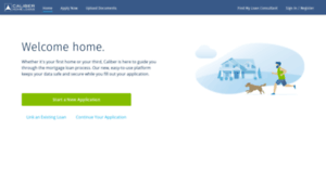 Onlineapp.caliberhomeloans.com thumbnail