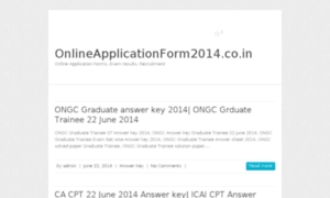 Onlineapplicationform2014.co.in thumbnail