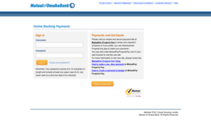 Onlinebanking.cab.payments.mutualofomahabank.com: Online Payments