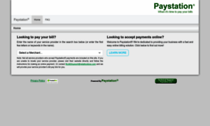 Onlinebill.paystation.com thumbnail