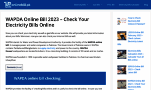 Onlinebill.pk thumbnail